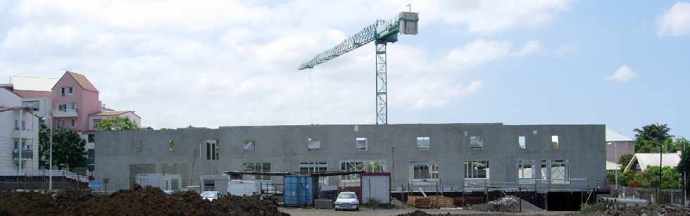 Chantier du magasin Leclerc -Ravine des Cabris