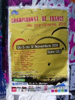 Saint-Leu - Novembre 2011 - Championnat 2011 de parapente