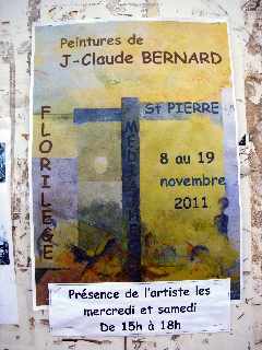 Médiathèque de St-Pierre - Peintures de Jean-Claude Bernard