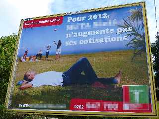 Pub "mutuelle qui n'augmente pas ses tarifs pour 2012" ...