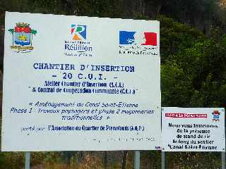 Chantier d'Insertion - Aménagement du Canal St-Etienne