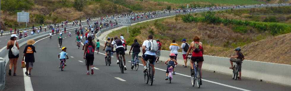 Route des Tamarins à vélo 2011