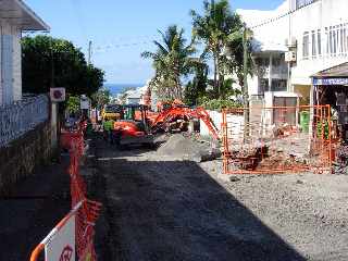 Travaux dans la rue du Presbytre - Novembre 2011