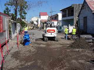 Travaux dans la rue du Presbytre - Novembre 2011