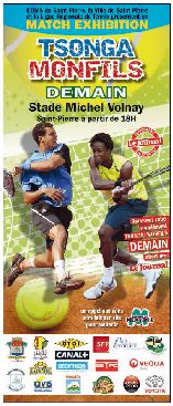 Affiche rectifiée - Monfils-Tsonga à St-Pierre