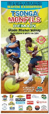 Affiche rectifie - Monfils-Tsonga  St-Pierre