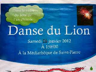 Mdiathque de Saint-Pierre - Runion - Danse du Lion 2012