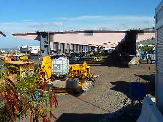 Chantier du nouveau pont sur la rivire St-Etienne - janvier 2012 - Tablier