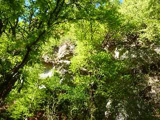 Bras de Cilaos -  Canal des Alos vers l'amont - Rempart