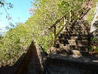 Bras de Cilaos -  Canal des Alos - Escalier vers la rue Verval