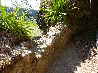 Bras de Cilaos -  Entre partie souterraine Canal des Alos vers l'aval -