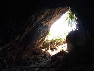 Bras de Cilaos -  Canal des Aloès vers l'aval - Caverne