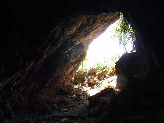 Bras de Cilaos -  Canal des Alos vers l'aval - Caverne