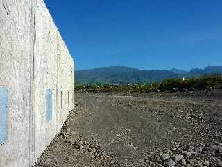 Pont sur la Rivire St-Etienne - Tirants du mur de rehausse