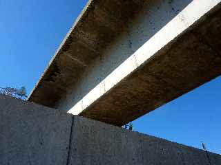 Pont sur la Rivire St-Etienne - Ancien pont -tablier bton