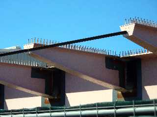 Pont sur la Rivire St-Etienne - Alignement des consoles