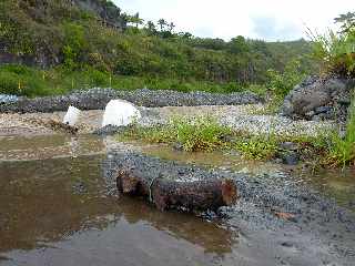 13/02/2012 - Cyclone Giovanna -  Radier du Ouaki -