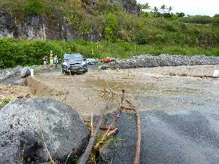 13/02/2012 - Cyclone Giovanna -  Radier du Ouaki -