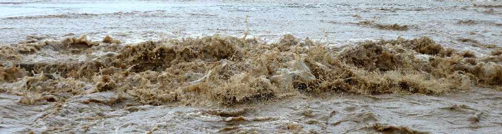 13/02/2012 - Cyclone Giovanna -  Radier du Ouaki -