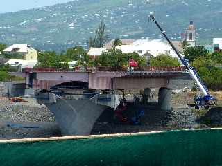 Nouveau pont Rivire St-Etienne - Partie courbe