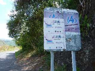 Radier du Ouaki - Bras de Cilaos - Panneau