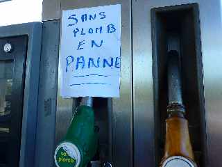 Sans plomb en panne