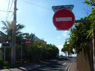 Sens interdit au Petit boulevard de la Plage