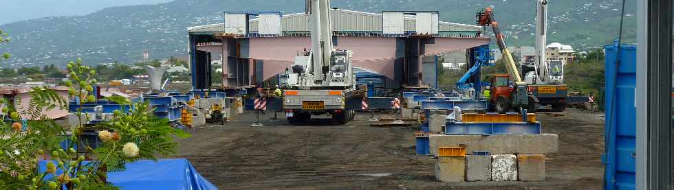 Pont sur la Rivire St-Etienne - Plate-forme de lanage