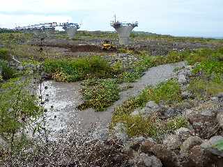 Mars 2012- Construction du pont sur la Rivire St-Etienne -