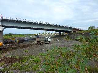 Mars 2012- Construction du pont sur la Rivière St-Etienne - Partie courbe