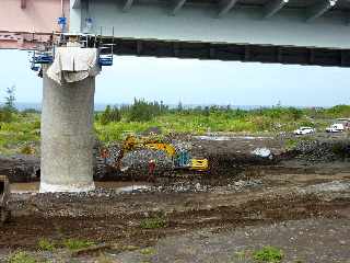 Mars 2012- Construction du pont sur la Rivière St-Etienne -