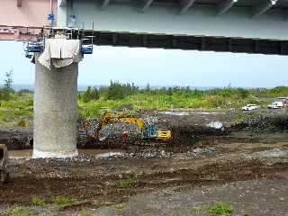 Mars 2012- Construction du pont sur la Rivire St-Etienne -