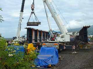 Mars 2012- Construction du pont sur la Rivire St-Etienne -