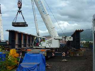 Mars 2012- Construction du pont sur la Rivire St-Etienne -