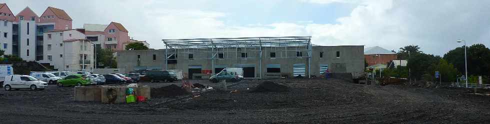 Ravine des Cabris - Construction du magasin Leclerc