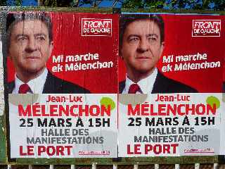 Mi marche ek Mlenchon - 25 mars 2012 - Le Port