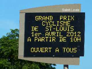 St-Louis - Course cycliste 1er avril 2012