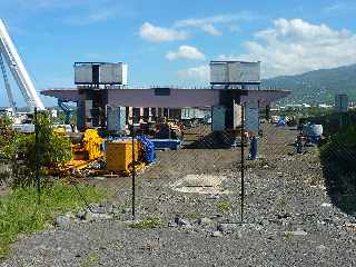 Chantier du pont sur la Rivire St-Etienne - Mars 2012