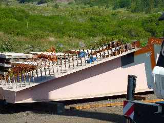 Chantier du pont sur la Rivire St-Etienne - Mars 2012 - Console