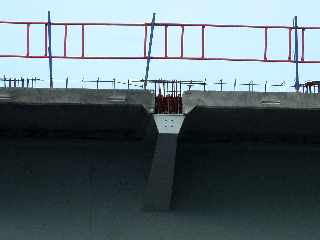 Rivire St-Etienne - Chantier de construction du pont