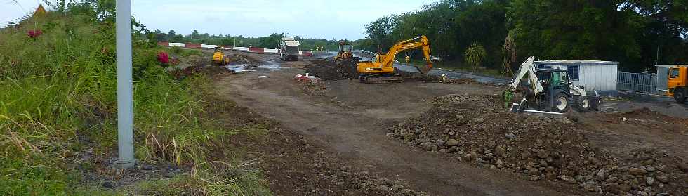 Pierrefonds - Travaux routiers - Raccordement au pont