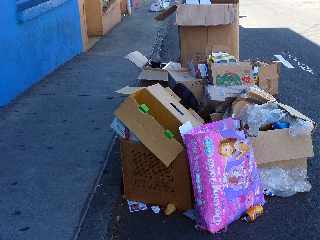 St-Pierre - Poubelles Rue Le Vigoureux