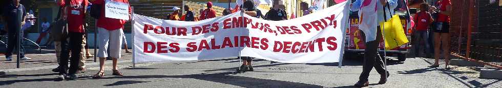 1er mai 2015 - St-Pierre - Défilé des travailleurs