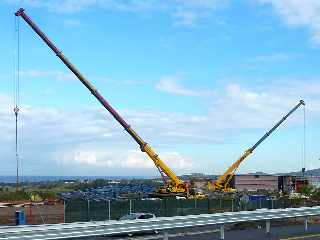 Juillet 2012 - Chantier du pont sur la Rivire St-Etienne -