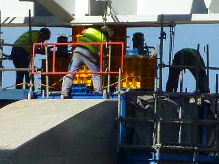 Juillet 2012 - Chantier du pont sur la Rivire St-Etienne