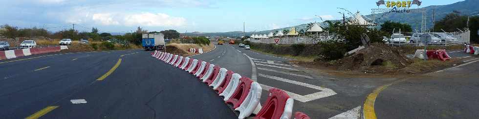 Pierrefonds - Chantier du raccordement du pont amont