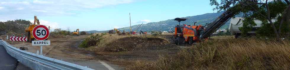 Pierrefonds - Chantier du raccordement du pont amont