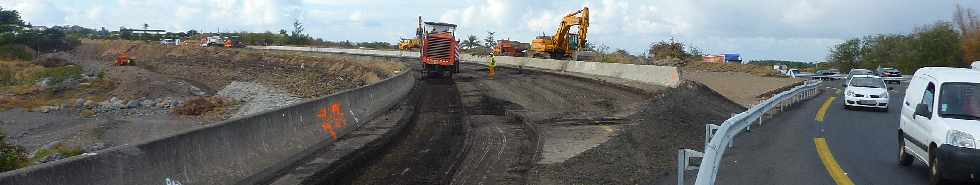 Pierrefonds - Chantier du raccordement du pont amont