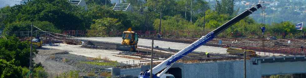 Juillet 2012 - Chantier du pont sur la Rivire St-Etienne