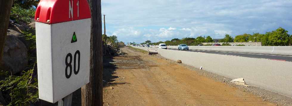 Pierrefonds - Travaux le long de la RN1